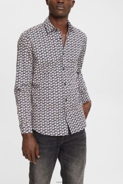Esprit Men All-over print shirt Navy Shirts D2B4J4881