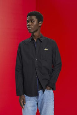 Esprit Men Button-down cotton shirt Black Shirts D2B4J4658