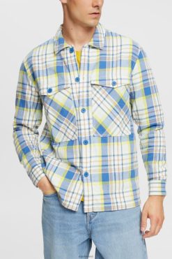 Esprit Men Checked shirt Blue Shirts D2B4J4886