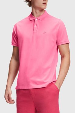 Esprit Men Dolphin Tennis Club Classic Polo Pink Polos D2B4J4897