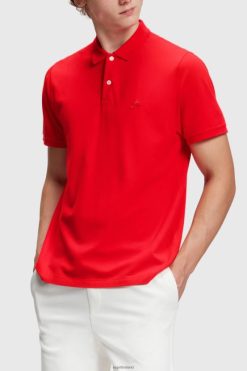 Esprit Men Dolphin Tennis Club Classic Polo Red Polos D2B4J4896