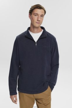 Esprit Men Half-zip troy jumper Navy Sweatshirts & Hoodies D2B4J4620