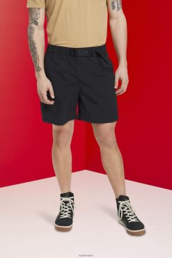 Esprit Men Lightweight washed shorts Black Shorts D2B4J4757