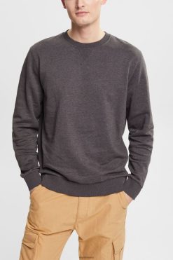 Esprit Men Made of recycled material: sweatshirt Dark Grey Sweatshirts & Hoodies D2B4J4942