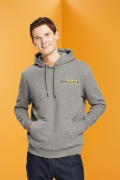 Esprit Men Melange hoodie with small logo print Medium Grey Sweatshirts & Hoodies D2B4J4826