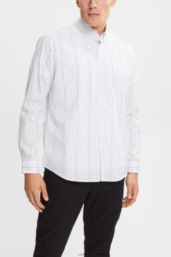 Esprit Men Shirt with striped pattern White Shirts D2B4J4911