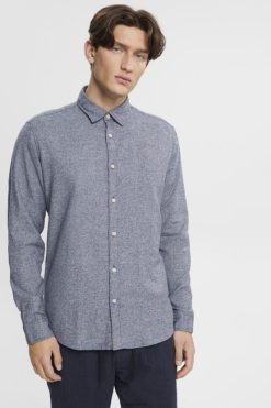 Esprit Men Slim fit shirt Navy Shirts D2B4J4701