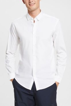 Esprit Men Slim fit shirt White Shirts D2B4J4914