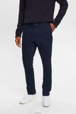 Esprit Men Slim Leg Chino Pants Navy Trousers & Pants D2B4J4594
