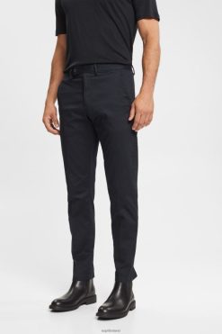 Esprit Men Stretch cotton chinos Black Trousers & Pants D2B4J4902