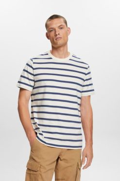 Esprit Men Striped jersey t-shirt, 100% cotton Ice T-Shirts D2B4J4591