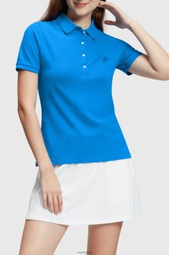Esprit Women Dolphin Tennis Club Classic Polo Blue Polos D2B4J4497