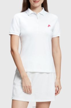Esprit Women Dolphin Tennis Club Classic Polo White Polos D2B4J4494