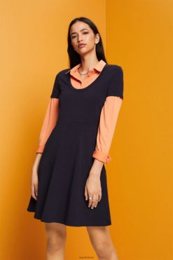 Esprit Women Jersey mini dress Navy Dresses D2B4J461