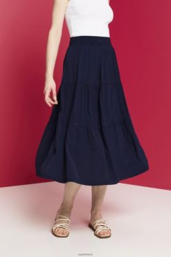 Esprit Women Midi skirt Navy Skirts D2B4J4239