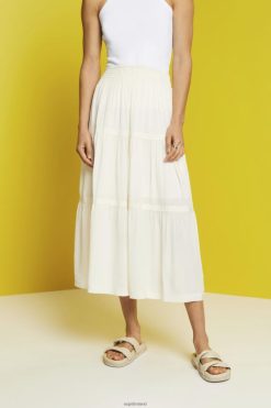 Esprit Women Midi skirt White Skirts D2B4J4238