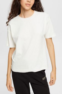 Esprit Women T-shirt Off White T-Shirts D2B4J4545